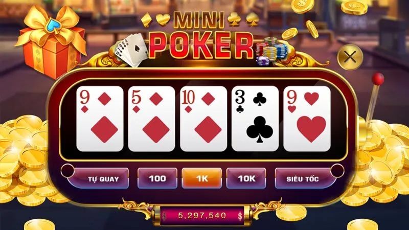 Mini Poker 33win quy định cụ thể mức trả thưởng minh bạch