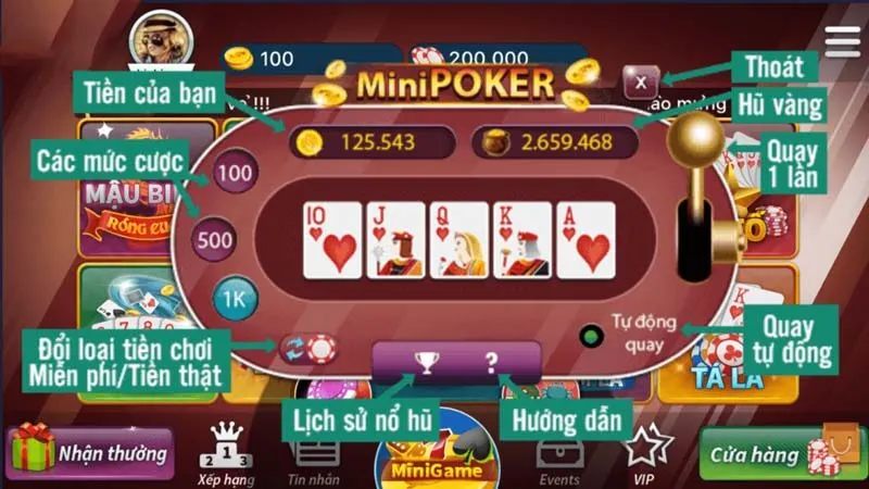 Tìm hiểu rõ luật chơi Mini Poker 33win tránh mắc sai lầm