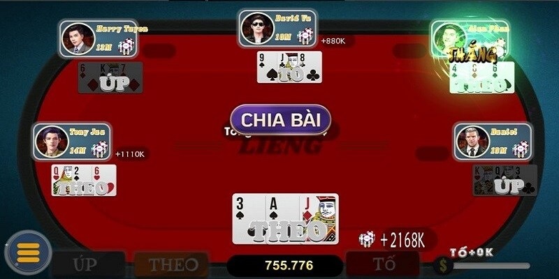 Quy trình chơi bài Liêng online 33WIN chi tiết